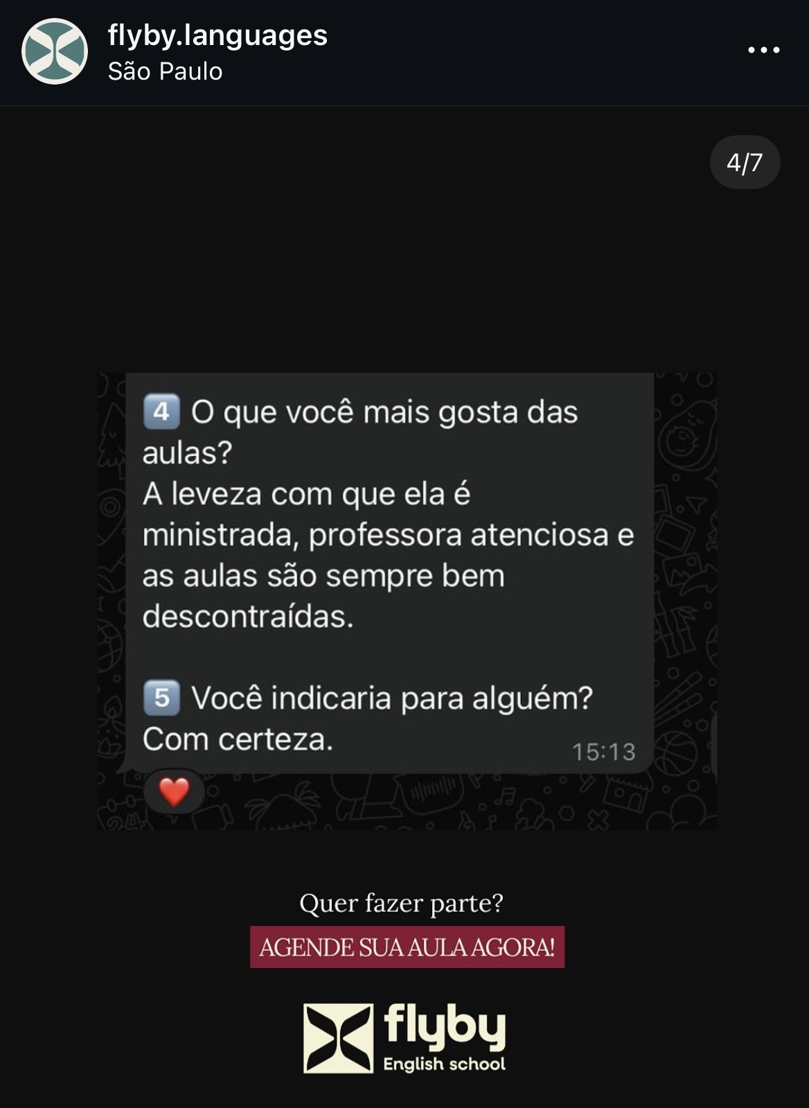 Resultado aluno 9